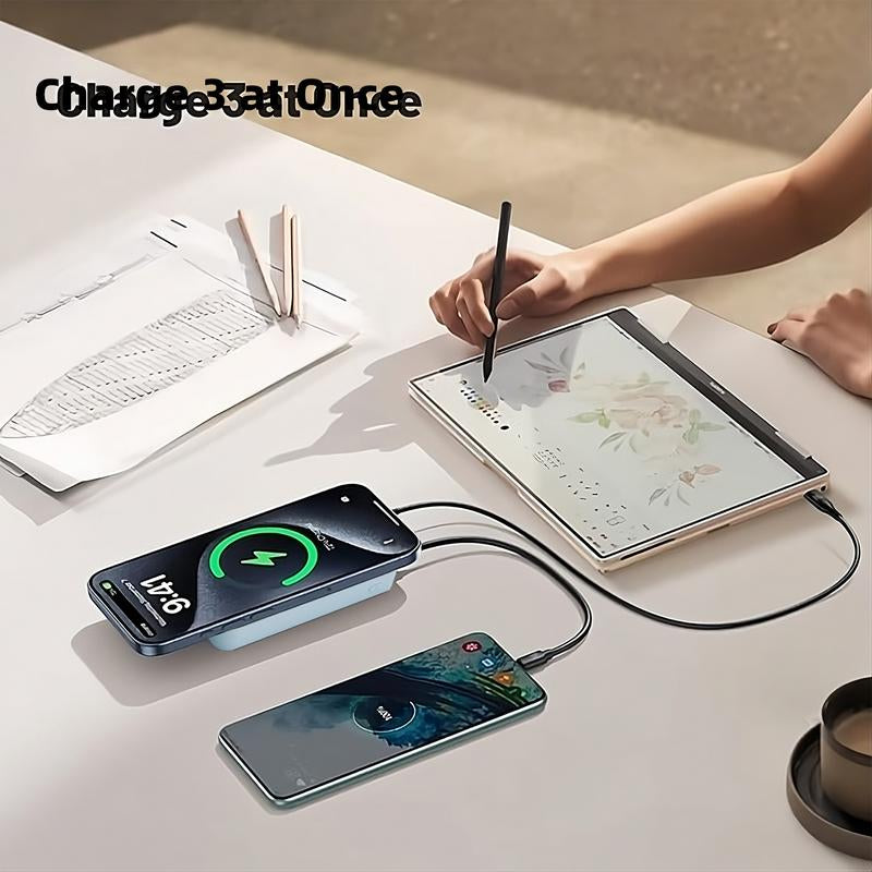 Magnetic Power Bank, 10000Mah Wireless Portable Charger with USB-C Cable, Battery Pack Only Compatible with Iphone 16/15/14/13/12/Pro Series
