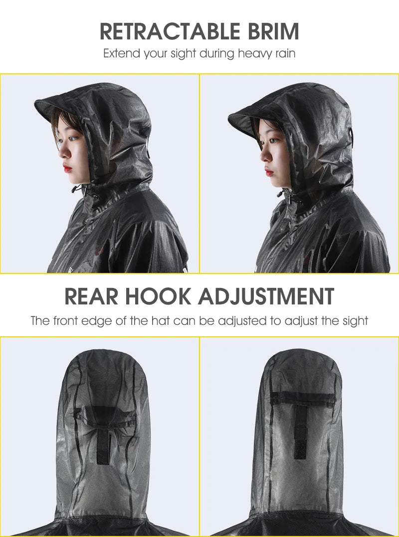 WEST BIKING Cycling Raincoat Waterproof Windproof Raincoat Reflective MTB Road Bike Cycling Jacket Pants Suit Men Women Clothes