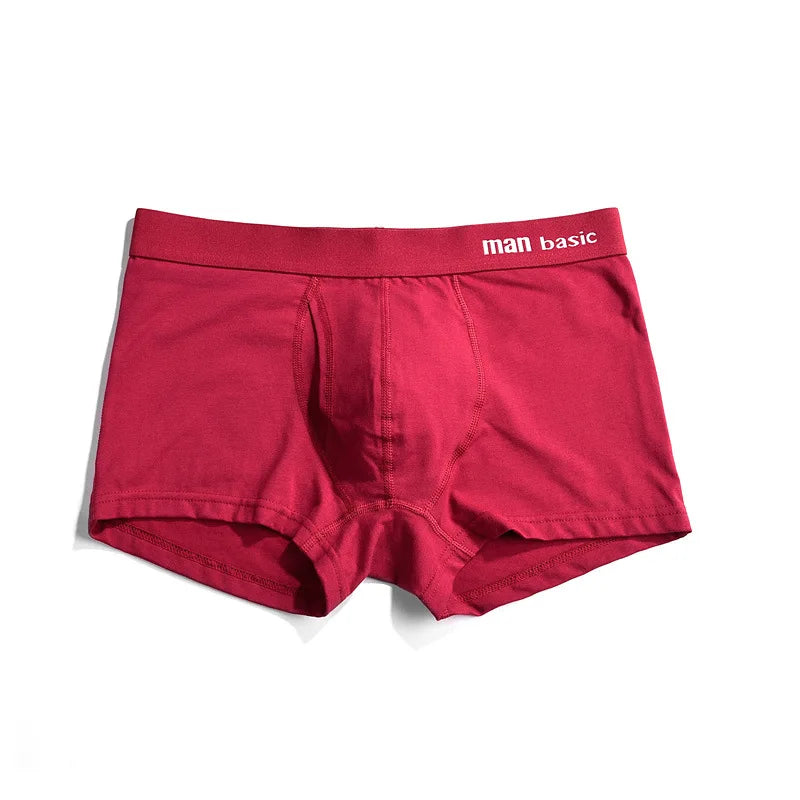 Men’s Cotton Boxer Briefs – Breathable, Stretch Fit (S-3XL)