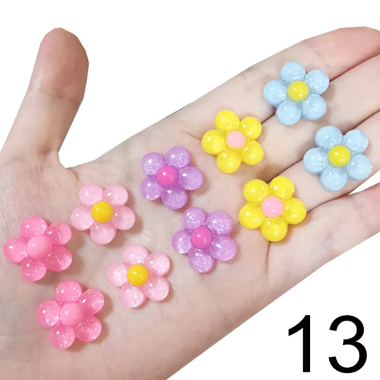 clip on earing girls children Pink jewelry child clip earrings Butterfly Shell Star flower ear clip for kids gift 5 Pairs