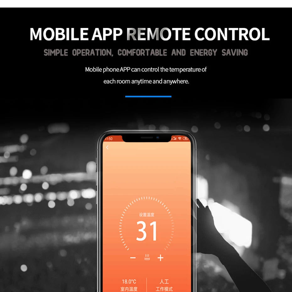AVATTO Tuya WiFi Smart Thermostat Electric Heating Water Gas Boiler Temperature Remote Controller Work with Alexa,Google Home