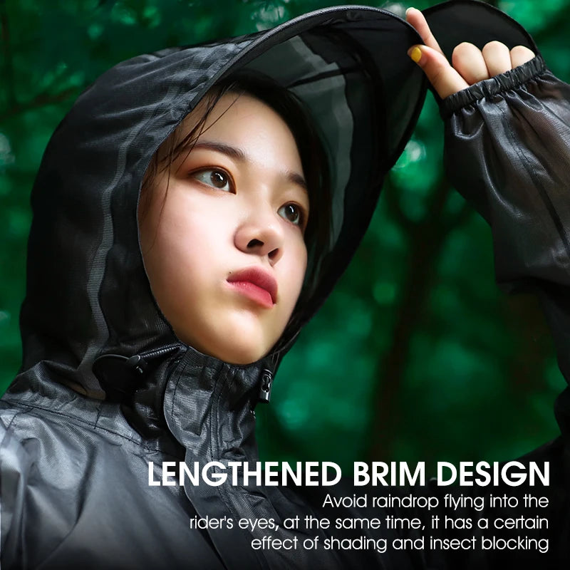 WEST BIKING Cycling Raincoat Waterproof Windproof Raincoat Reflective MTB Road Bike Cycling Jacket Pants Suit Men Women Clothes