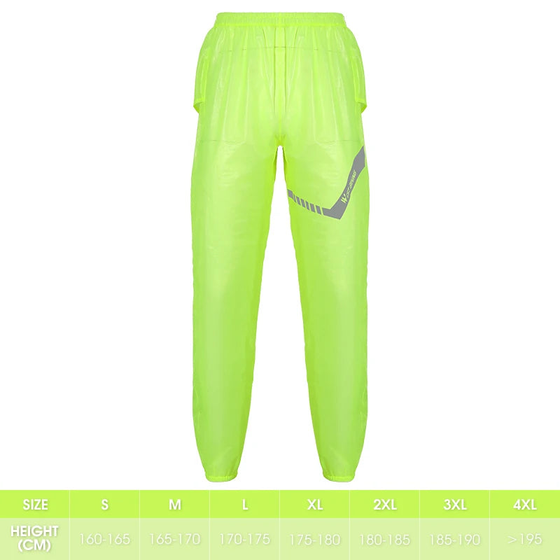 WEST BIKING Cycling Raincoat Waterproof Windproof Raincoat Reflective MTB Road Bike Cycling Jacket Pants Suit Men Women Clothes