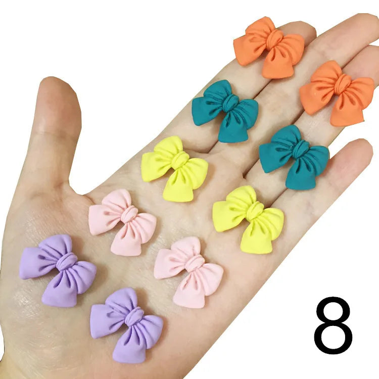 clip on earing girls children Pink jewelry child clip earrings Butterfly Shell Star flower ear clip for kids gift 5 Pairs