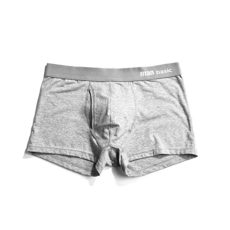 Men’s Cotton Boxer Briefs – Breathable, Stretch Fit (S-3XL)