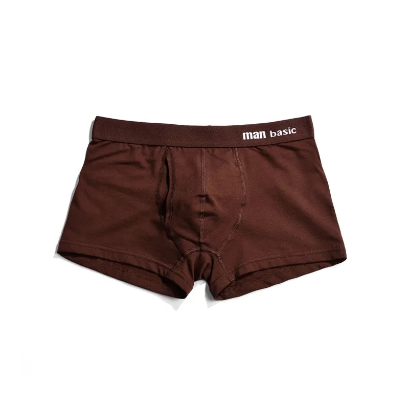 Men’s Cotton Boxer Briefs – Breathable, Stretch Fit (S-3XL)