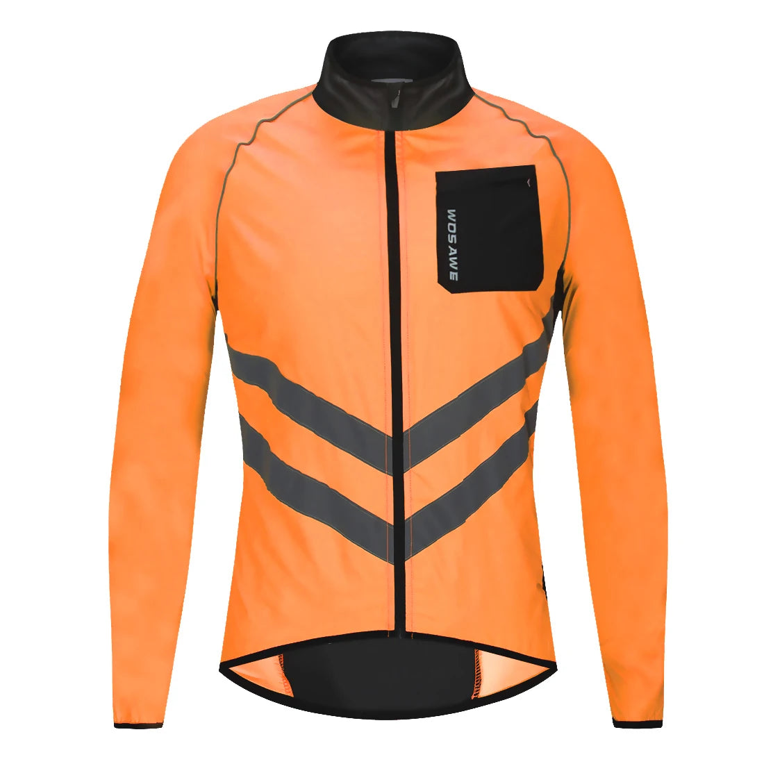WOSAWE Ultralight Men's Cycling Windbreaker Reflective Jacket Windproof Bike Jacket Water Resistant MTB Road Bicycle Long Jersey