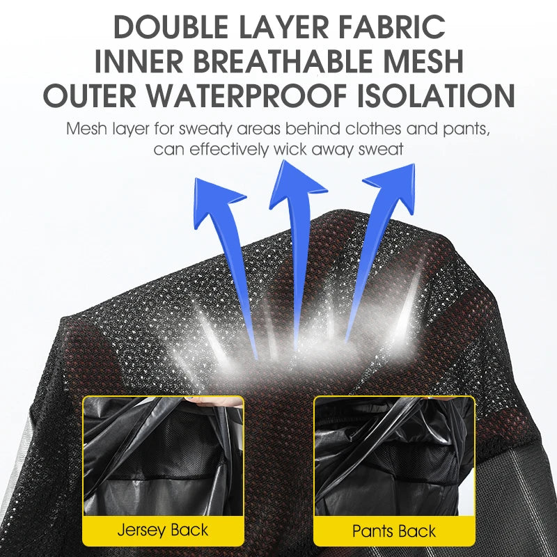 WEST BIKING Cycling Raincoat Waterproof Windproof Raincoat Reflective MTB Road Bike Cycling Jacket Pants Suit Men Women Clothes