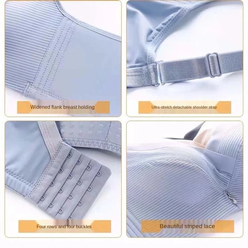 Women's Breathable Cotton Bralette – Adjustable, Seamless & Wire-Free for All-Day Comfort