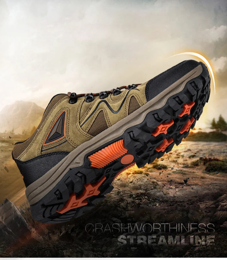 Men's Hiking Anti-velvet Outdoor Hiking Shoes Travel Hiking Sports Shoes Outdoor Sports Casual Shoes