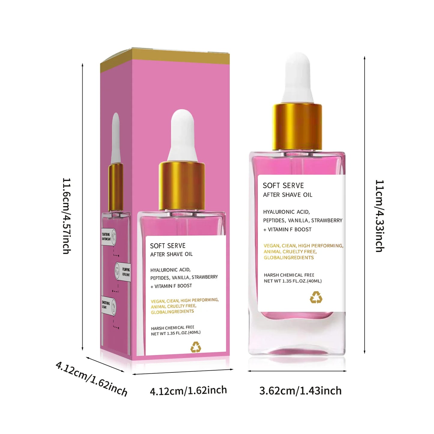 Strawberry Vanilla After Shave Oil women Serve Shave Oil Truly After Shave OilFor Smooth Skin Moisturizes Soft Skin Care