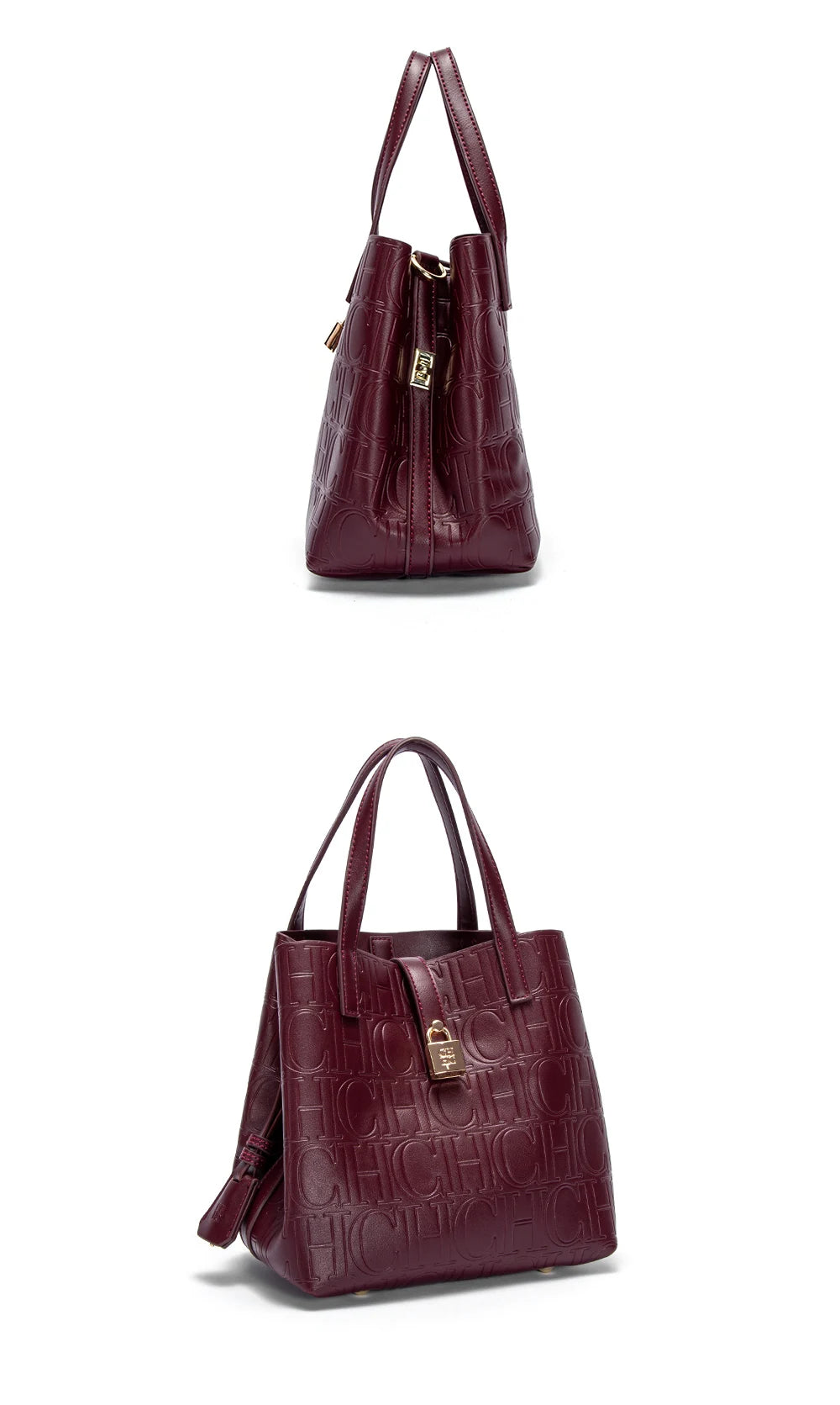 Steel Embossed PU Tote Bag – Elegant Handheld Shoulder Bag for Women