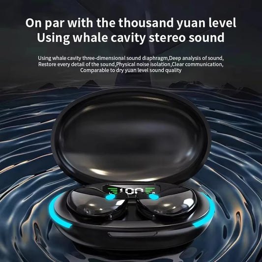 Mini Wireless X55 In-Ear Sleep Bluetooth Earphones TWS Invisible Stereo Headphones with Microphone for HD Calls Headset