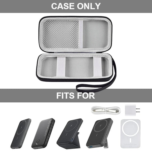 (CASE ONLY)Charger Battery Pack Case Compatible with Apple MagSafe/for Baseus/for Belkin/for INIU, Holder for Anker 633/622/621