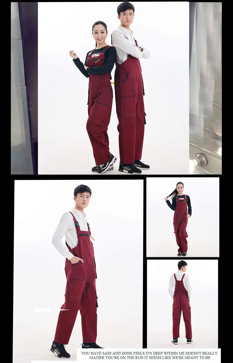 Work Overall Uniform Men Women Working Coveralls Welding Suit Car Repair Workshop Mechanic Plus Size Clothes