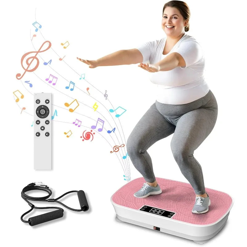 Vibration Plate Exercise Machine – Bluetooth & 400lbs Max