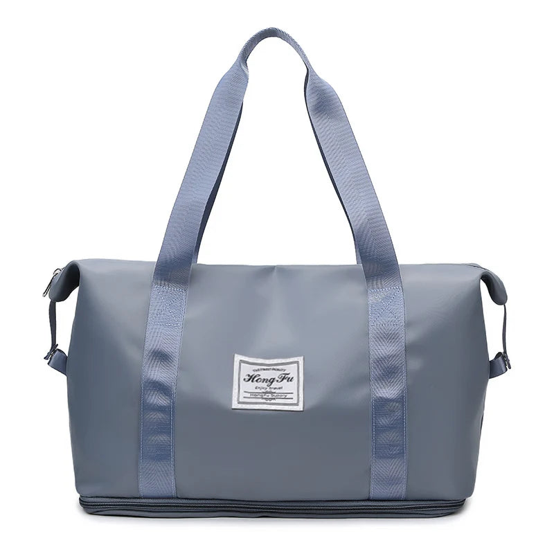 Waterproof Travel Duffel Bag ā Large Capacity Nylon Gym Tote for Women**