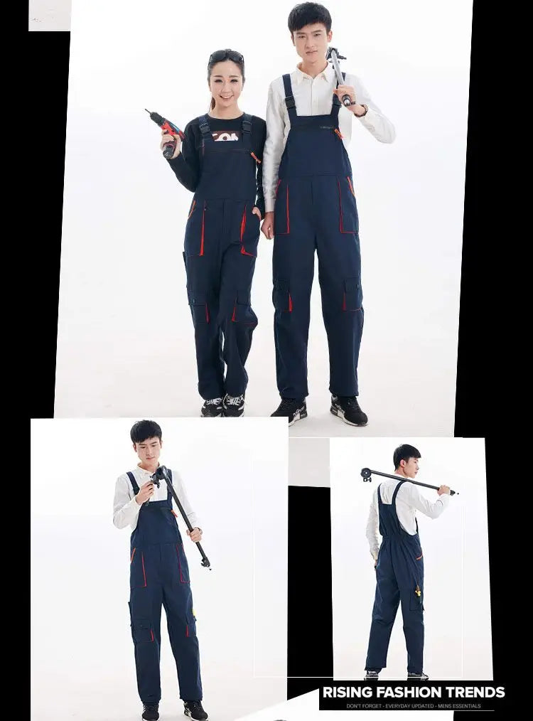 Work Overall Uniform Men Women Working Coveralls Welding Suit Car Repair Workshop Mechanic Plus Size Clothes
