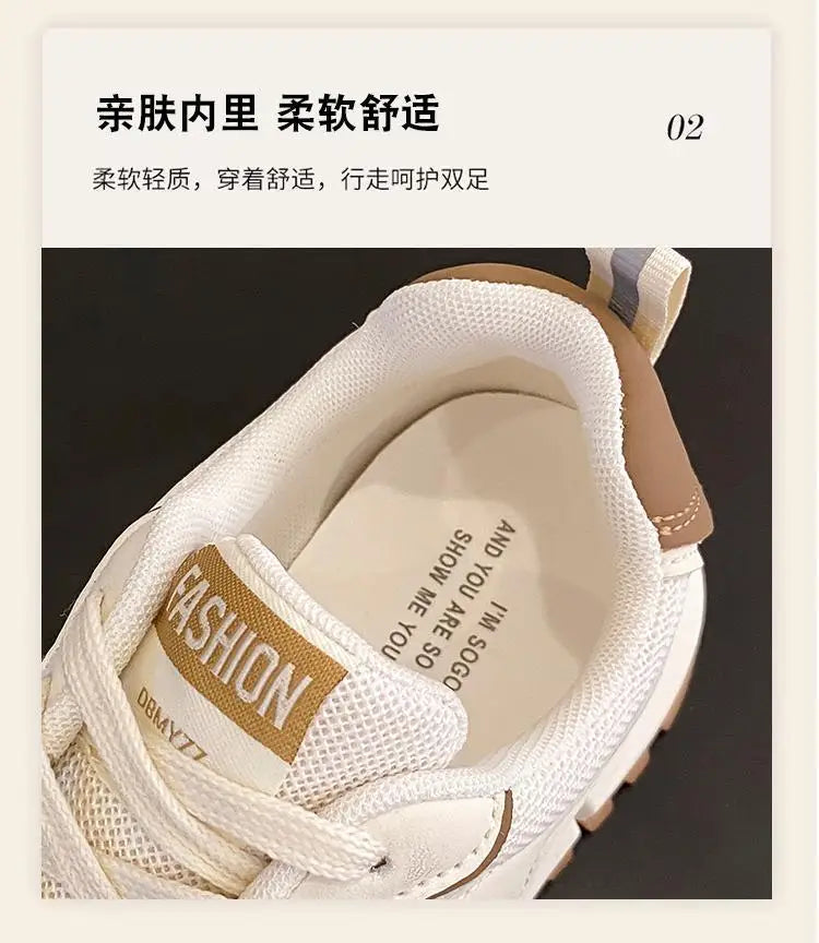 Sports Shoes for Women 2024 Spring New Super Hot Versatile Anti slip Casual Women's Shoes Soft Sole Running Little White Shoes