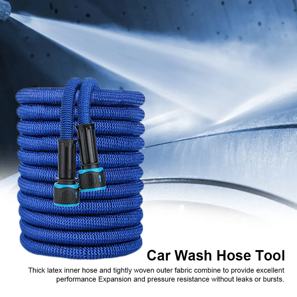 25FT-100FT Expandable Magic Hose Suitable for 3/4 " 1/2" Faucets High-Pressure Car Wash Water Gun Home Garden Watering Hose gard