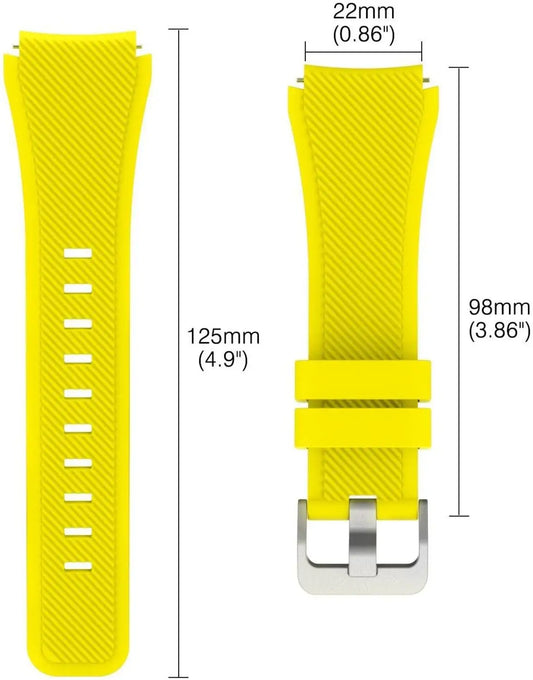 20mm/22mm Watch band For Amazfit GTS/2/2e/3/4 GTS2 Mini/GTR 4/3/Pro/GTR2/2e/stratos 2/3 Silicone Bracelet Amazfit bip 6 5 strap