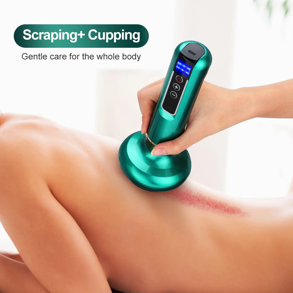 Smart Electric Cupping Massager with Heat & Gua Sha