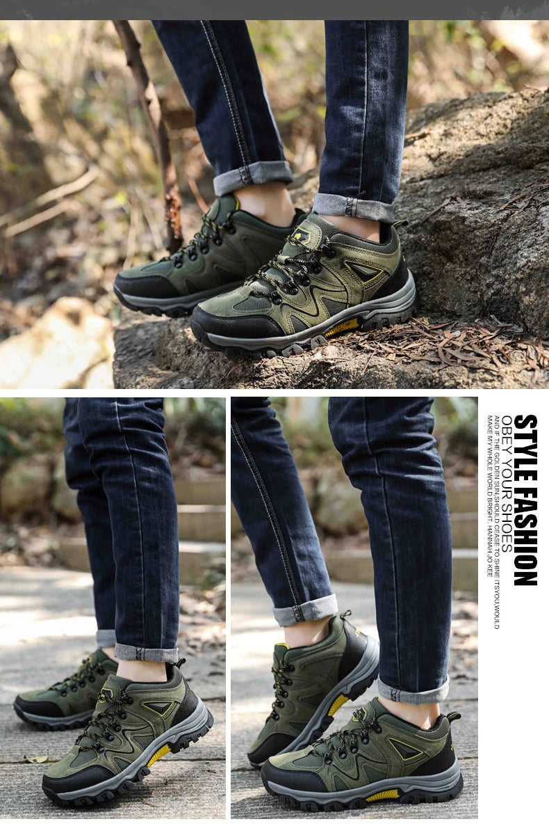 Men's Hiking Anti-velvet Outdoor Hiking Shoes Travel Hiking Sports Shoes Outdoor Sports Casual Shoes