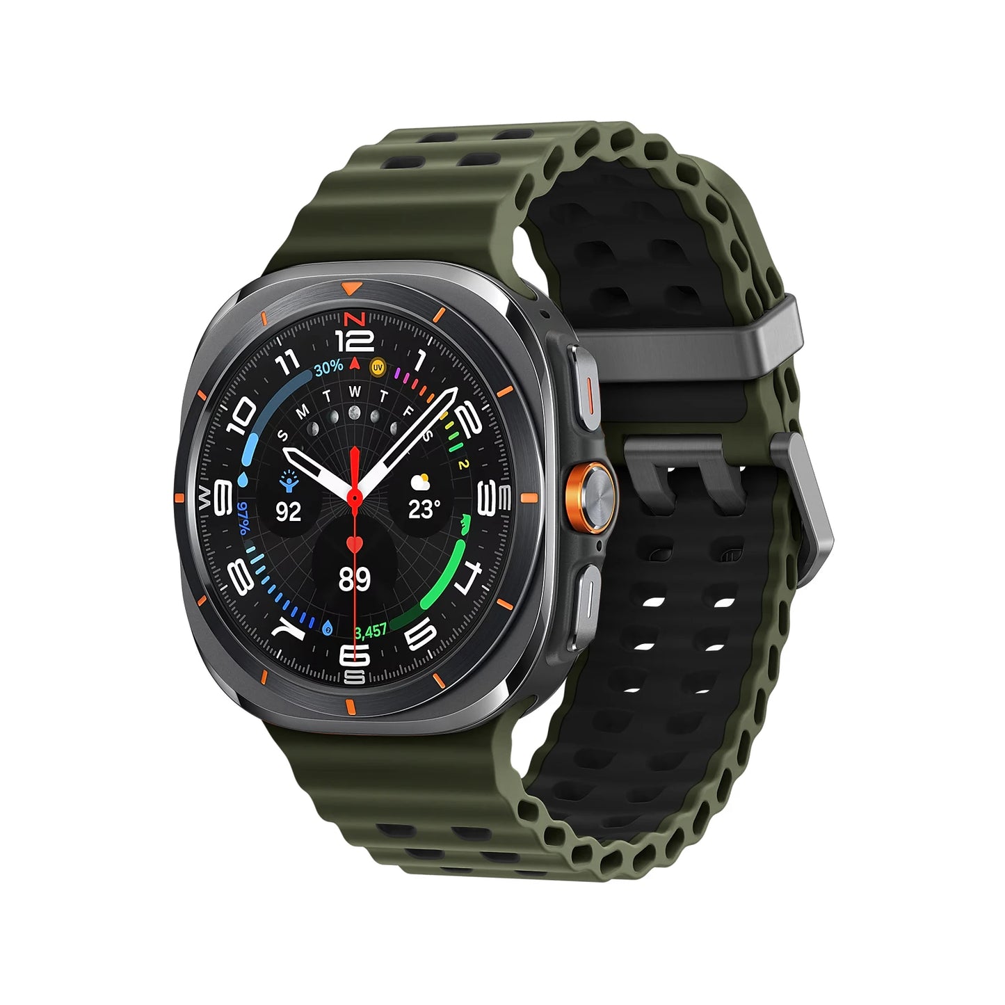 Marine Band For Samsung Galaxy Watch ultra Strap 47mm Accessories Two color Sport silicone Bracelet Galaxy Watch 7 ultra Straps