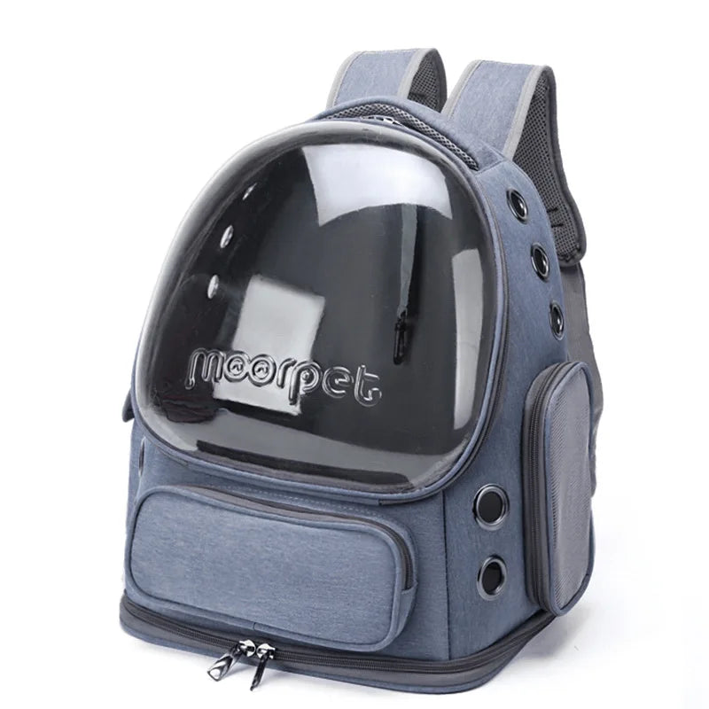 Transparent Cat Carrier Backpack – Breathable Travel Bag