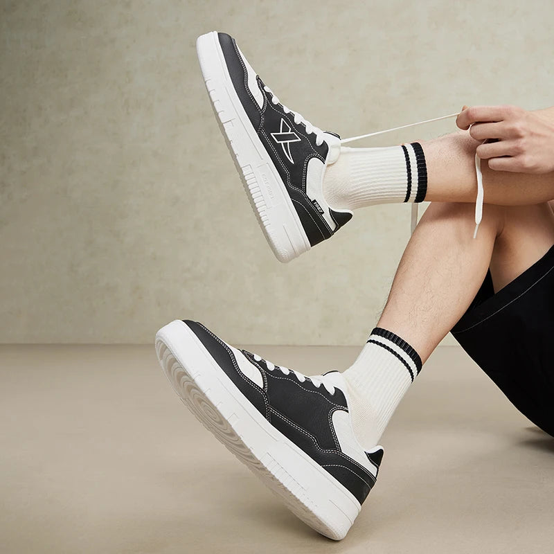 Xtep Skateboarding Shoes For Men 2024 Summer Wear-Resistant Skate Shoes Stability Soft Leisure Outdoor's Sneakers 876319310029