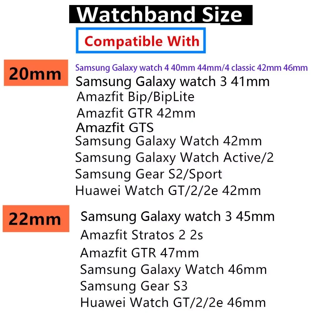 20mm/22mm Watch band For Amazfit GTS/2/2e/3/4 GTS2 Mini/GTR 4/3/Pro/GTR2/2e/stratos 2/3 Silicone Bracelet Amazfit bip 6 5 strap