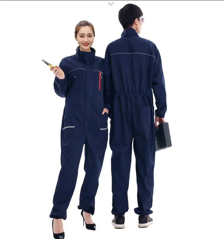 Work Overall Uniform Men Women Working Coveralls Welding Suit Car Repair Workshop Mechanic Plus Size Clothes