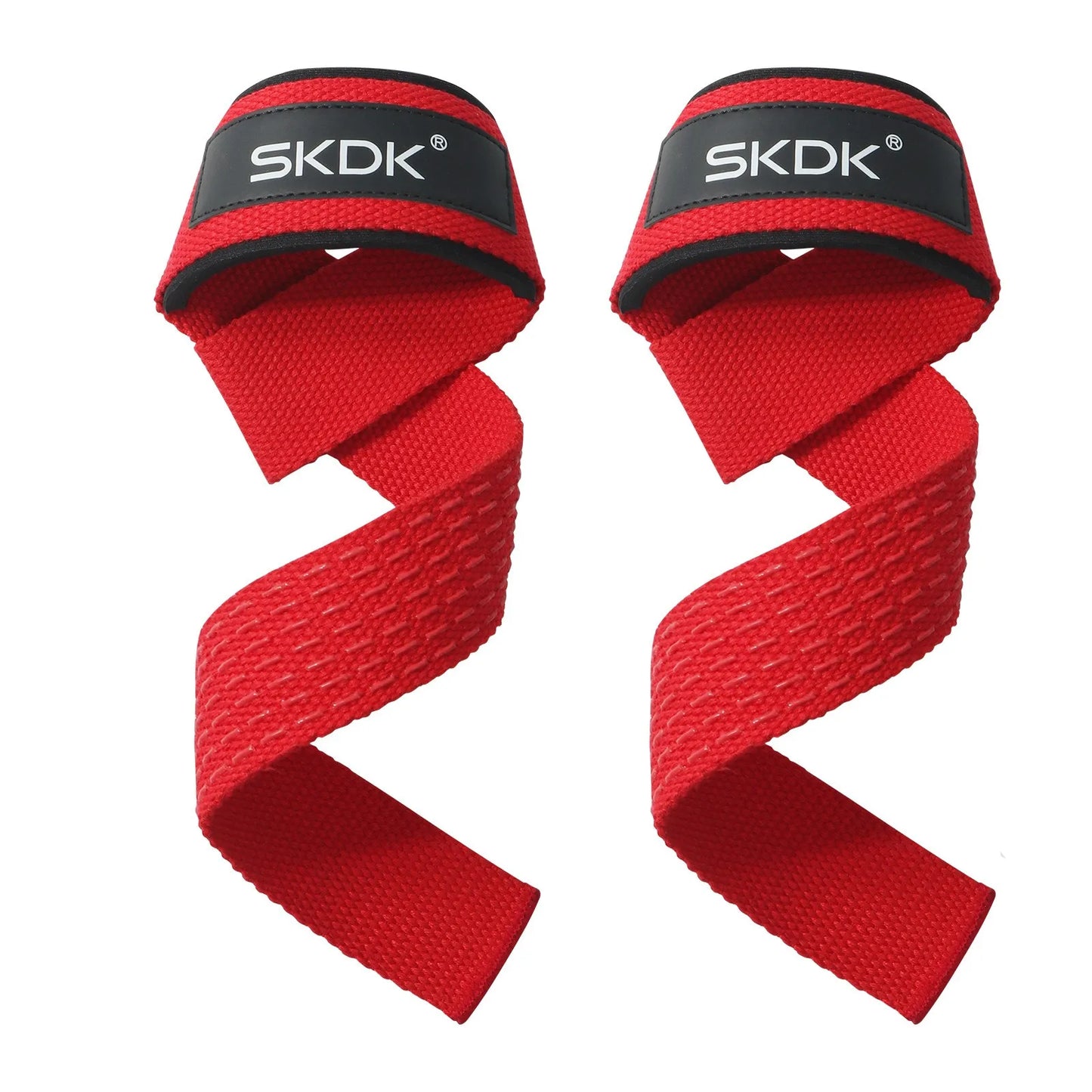 2Pcs Weightlifting Wrist Straps Strength Training Adjustable Non-slip Gym Booster Bands Fitness Lifting Support Sports Grip Band