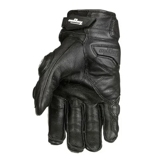 Mens Women 4 Season Driving Supertech Black/White Motorcycle Leather Gloves Racing Glove Motorbike Cowhide Race Bike Knight