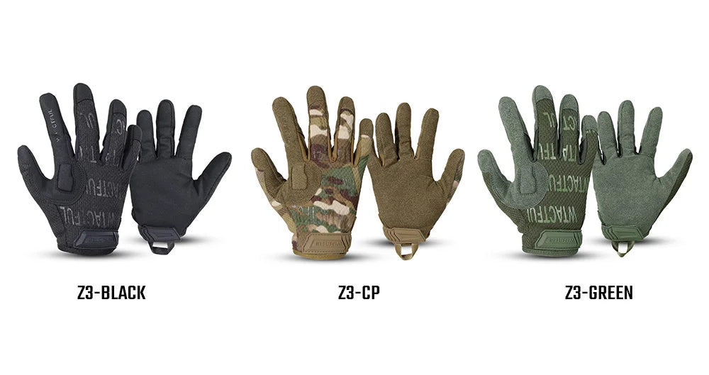 Outdoor Tactical Gloves Touch Screen Hunting Sport Cycling Camping Hiking Paintball Work Driving Lightweight Full Finger Men