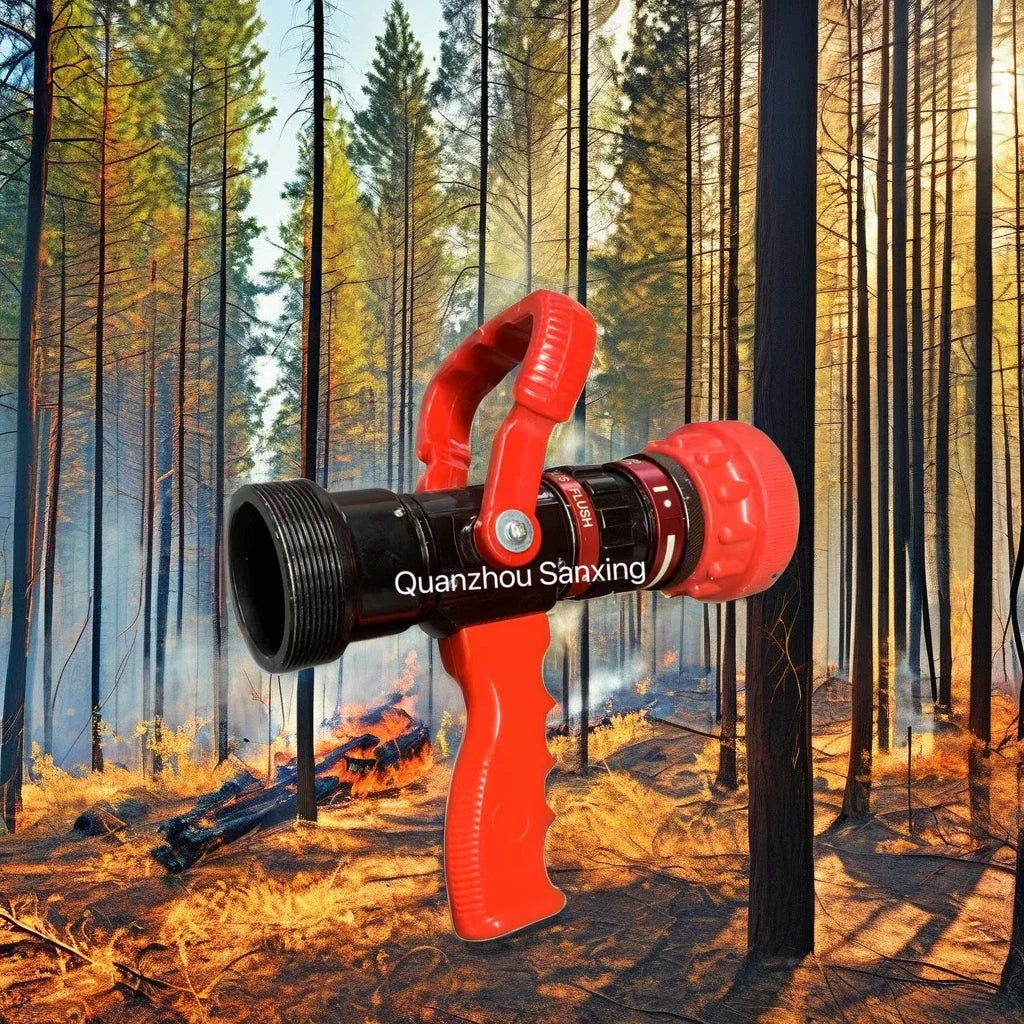 Adjustable 2-Inch High Pressure Fire Hose Nozzle Firefighting Equipment & Accessory