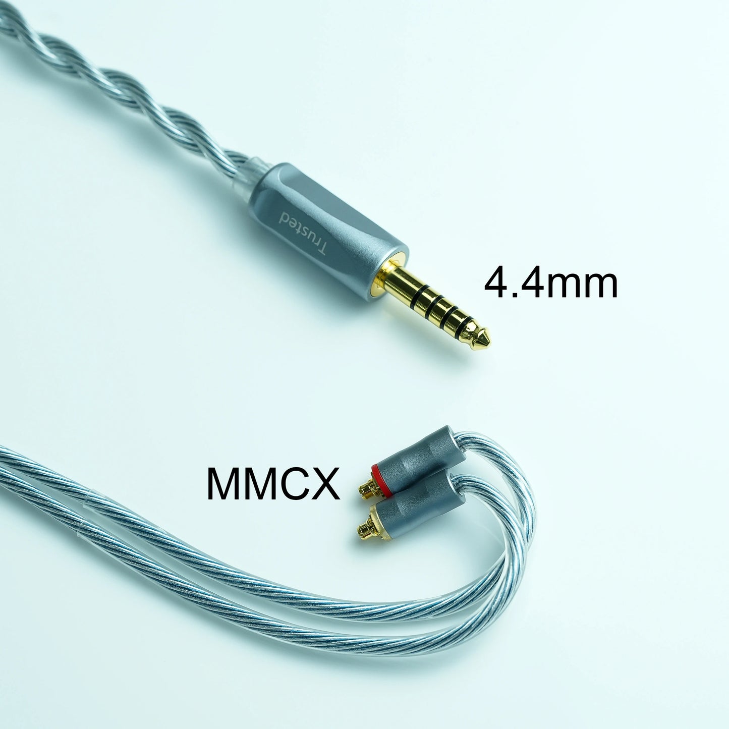 Trusted-50 LN2 Frozen 7N Pure OCC Oil-Graphene PdAg Earphone Cable 3.5mm/4.4mm Balanced MMCX/2Pin/QDC for IE900/IE600/HD600