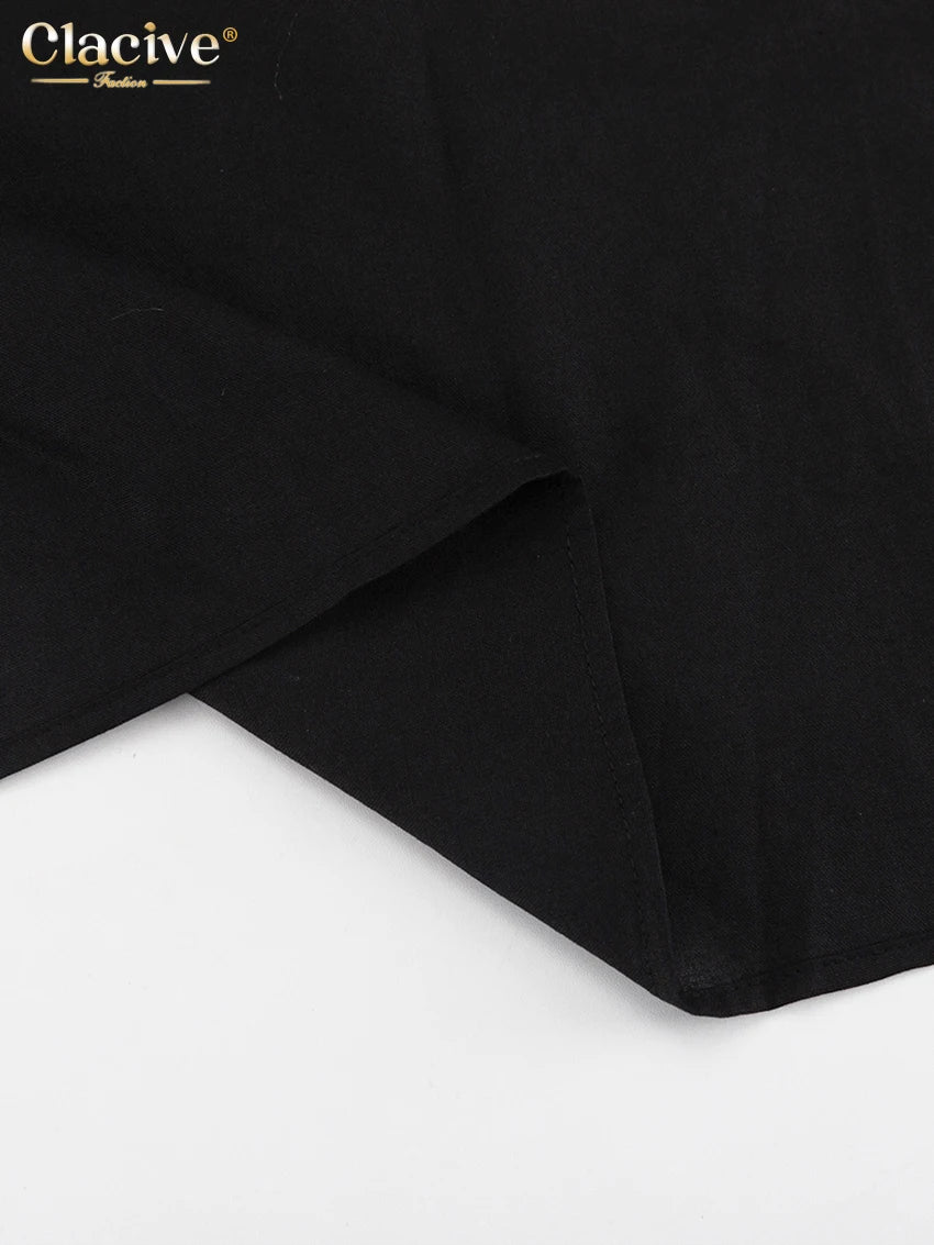 Black Cotton Sleeveless Maxi Dress β Elegant Summer Style