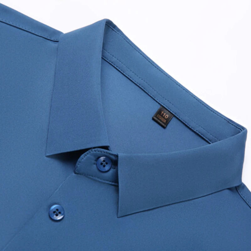 Men’s Ultra Stretch Short Sleeve Shirt – Breathable Business Casual