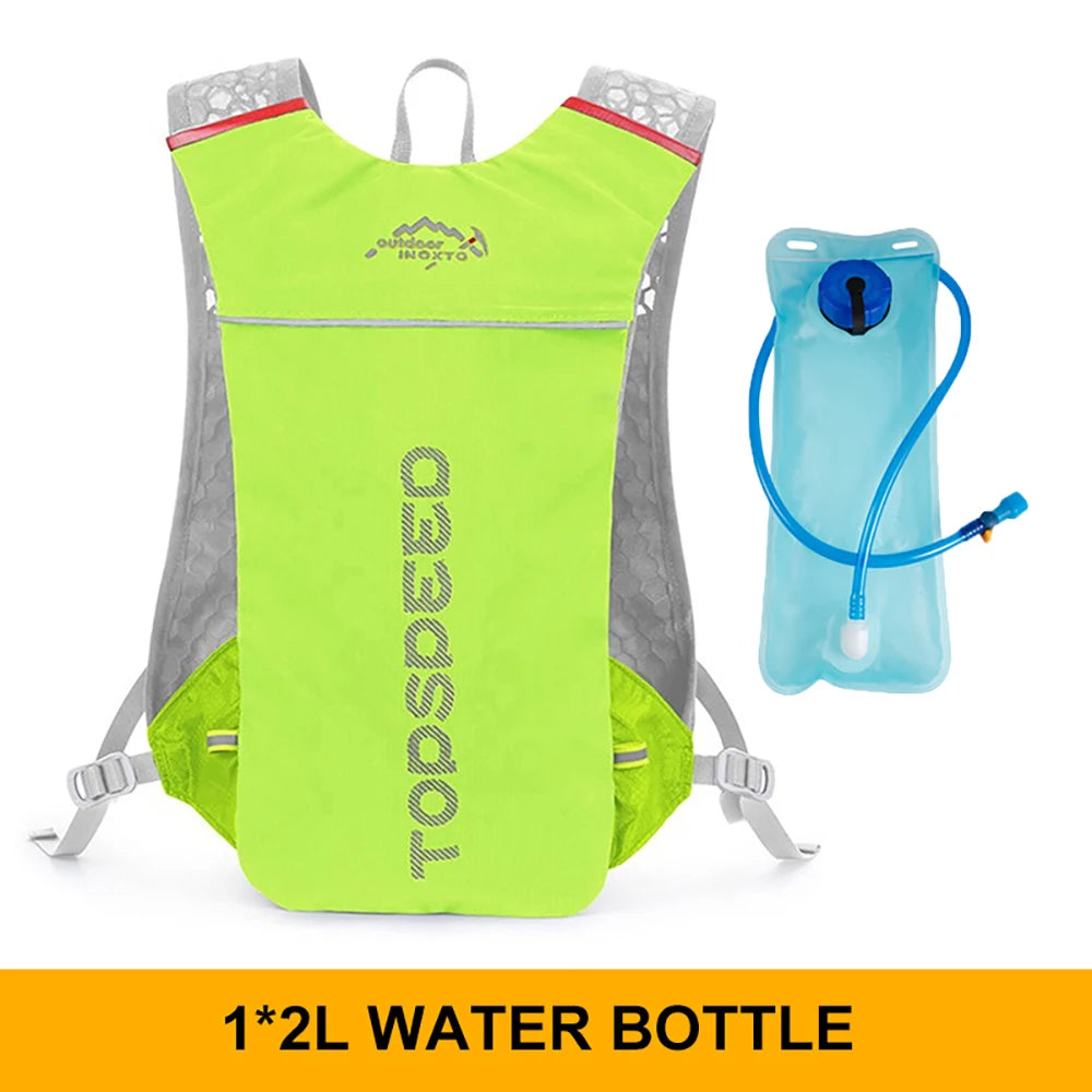5L Ultralight Hydration Running Vest – Breathable Marathon & Cycling Backpack with 2×500ML Bottles
