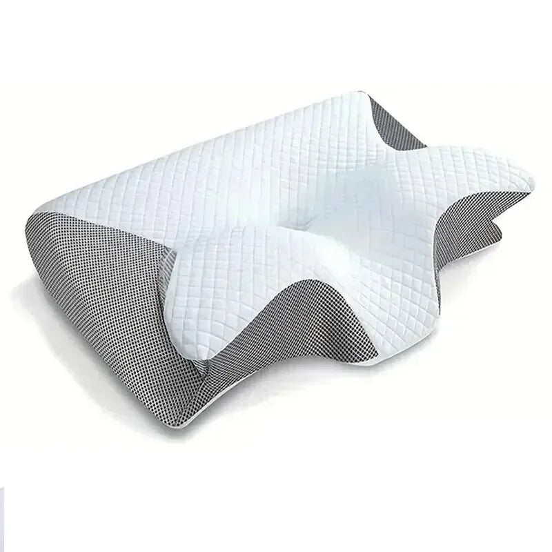 Sleep Memory Neck Pillow Butterfly Slow Rebound Comfortable Memory Foam Sleep Pillow Cervical Orthopedic Neck Massage Bed Pillow