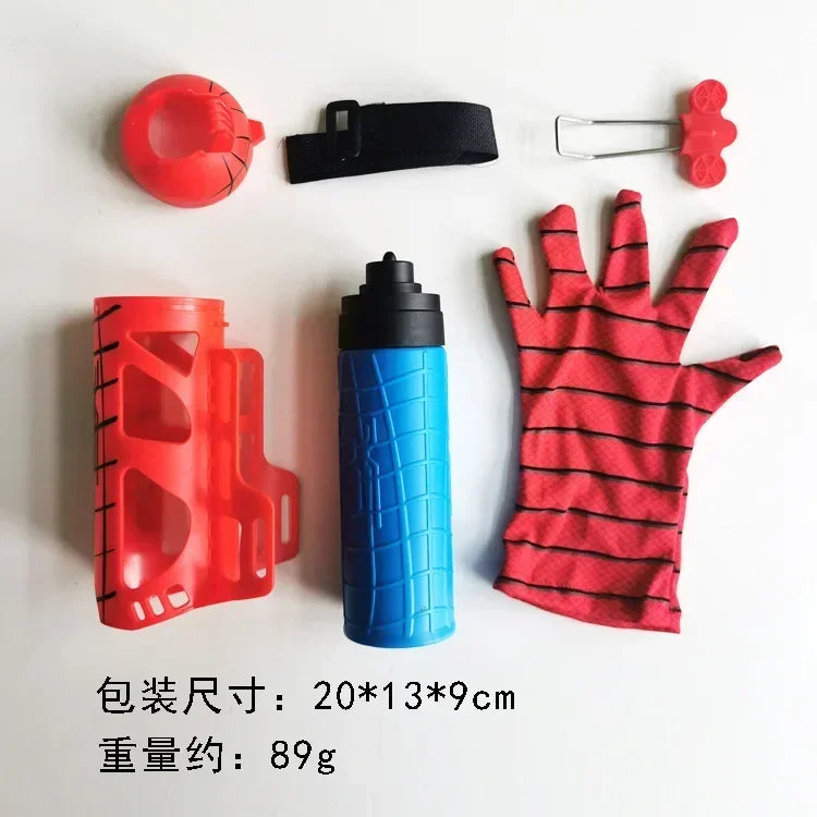 1-2set Disney Spiderman Cosplay Launcher Water gun Gloves Web Shooters Figure Toy Halloween Prop Toys For kid Wrist Launcher