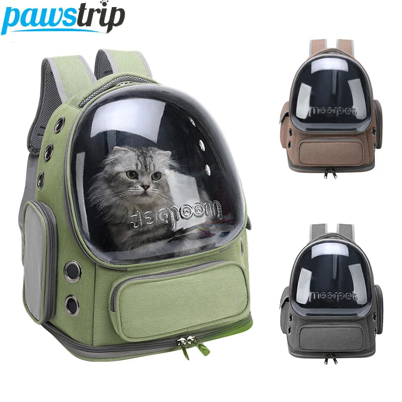 Transparent Cat Carrier Backpack – Breathable Travel Bag