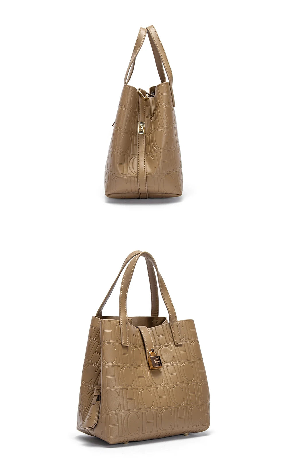 Steel Embossed PU Tote Bag – Elegant Handheld Shoulder Bag for Women