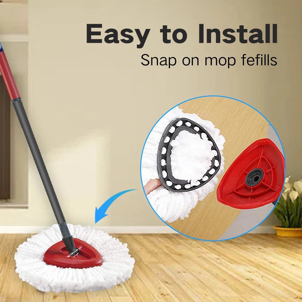 Spin Mop Head & Base Set for O-Cedar EasyWring 1-Tank