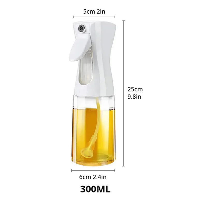 200ml/300ml Kitchen Oil Spray Bottle – Olive Oil Dispenser for Cooking & BBQ