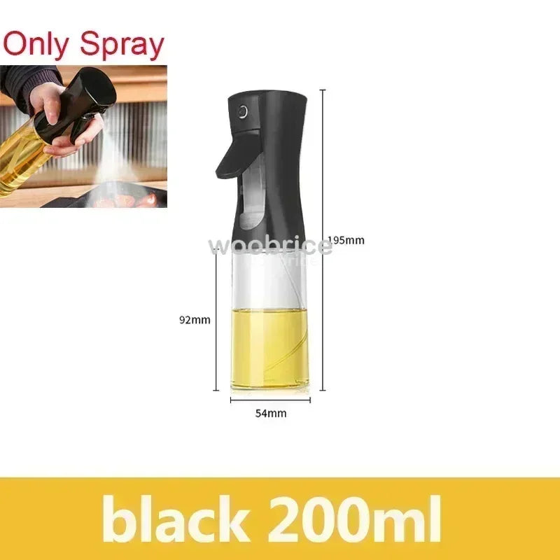 2-in-1 Glass Oil Dispenser & Sprayer | Leakproof, Non-Slip Kitchen Mister