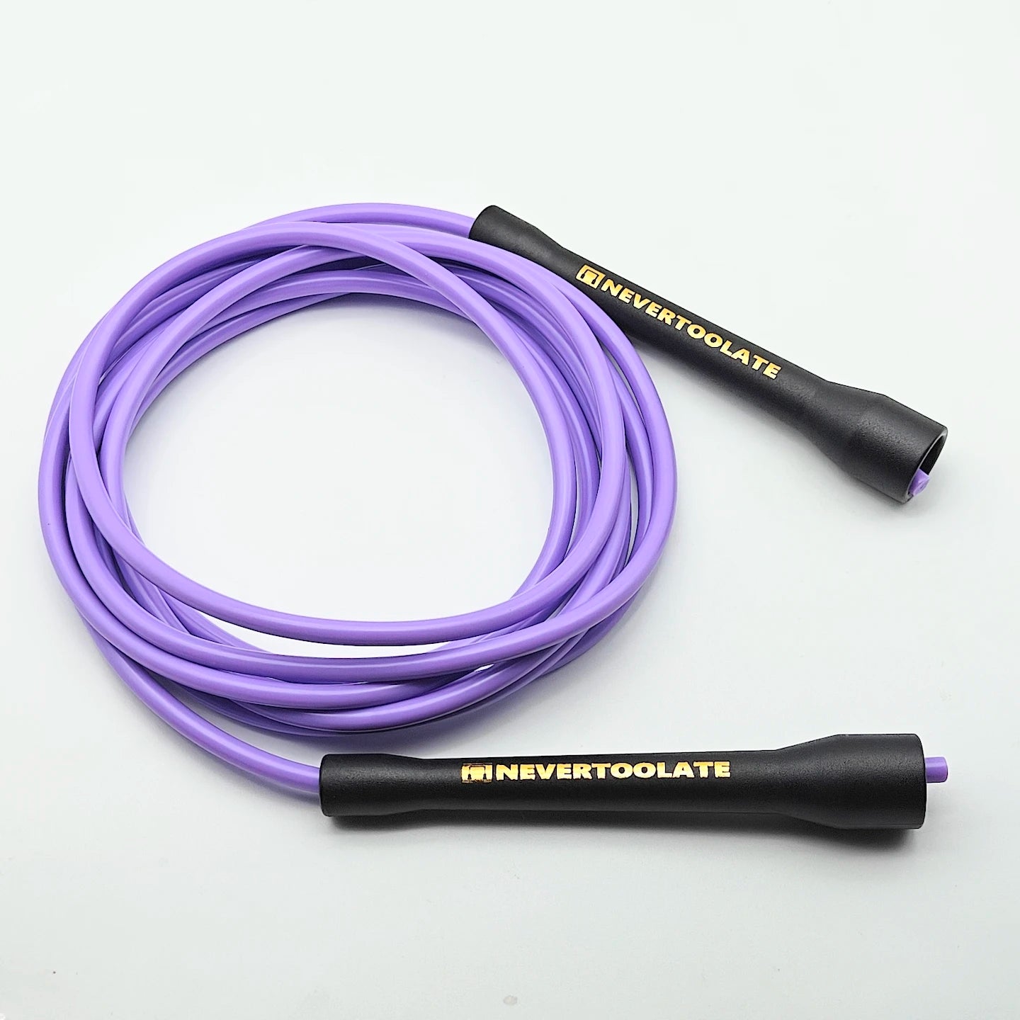 NEVERTOOLATE BOXING ROPE fitness nylon core pvc 6mmx3.2m skip jump rope double under smooth outlet backup rope overgrip