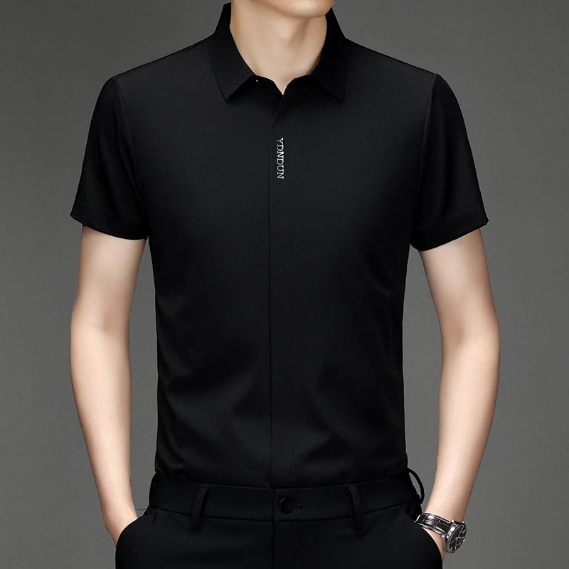 Men’s Business Casual Wrinkle-Resistant Dress Shirt – All Season