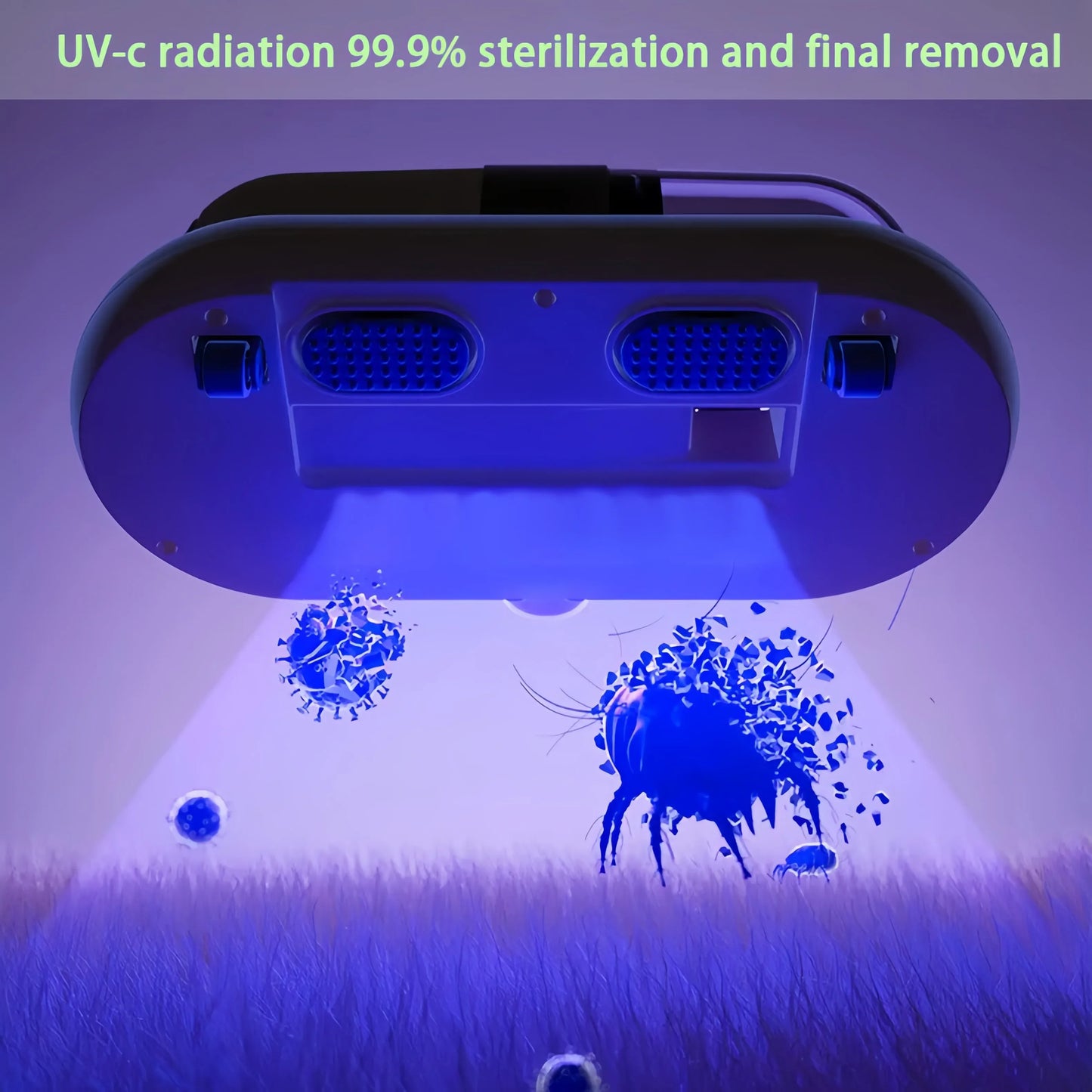 hand-held bed vacuum cleaner rechargeable mattress vacuum cleaner mattress vacuum cleaner uv sanitizing for Pillows Cribs Sofa